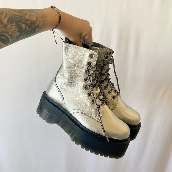 Martens Shoes Dr Martens Jadon Max Boot Platforms In